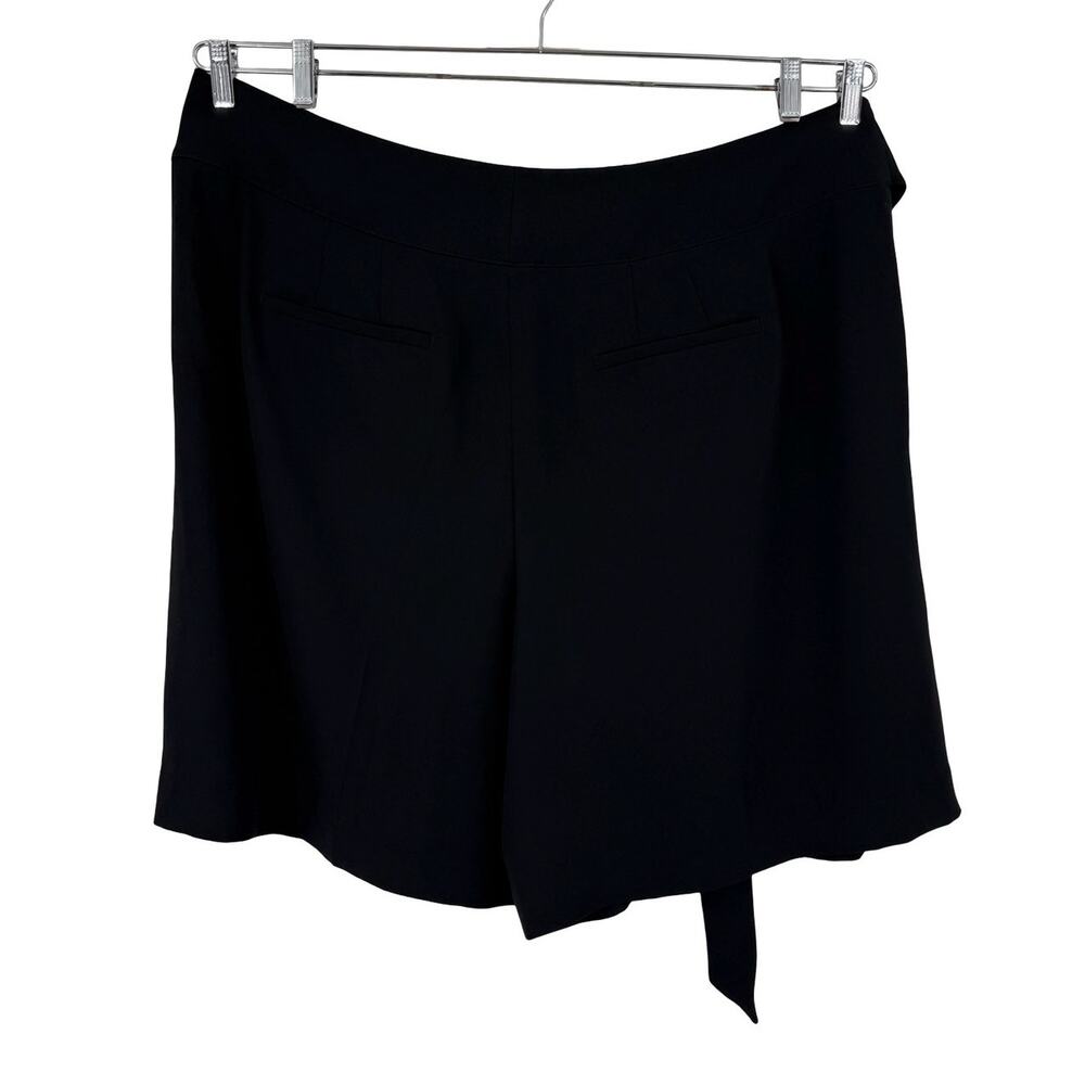 Lauren Ralph Lauren Georgette Pleated side tie shorts black size 22W - Picture 7 of 8